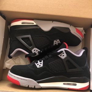 Air Jordan Bred 4’s GS 2019